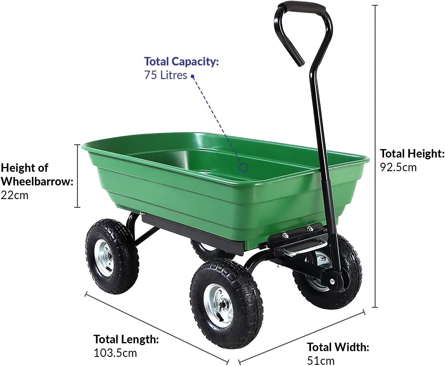 Yard deals cart wheelbarrow