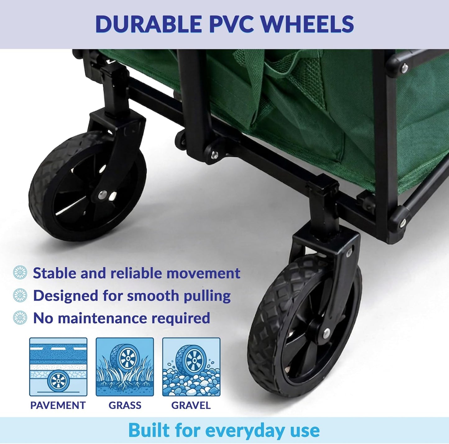 NassCarts - Classic Cart Green - 68kg Capacity - Next Day Delivery