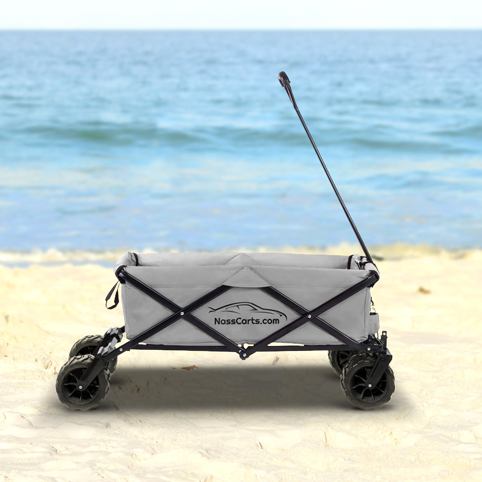 NassCarts - Utility Cart Grey - 80kg Capacity - Next Day Delivery