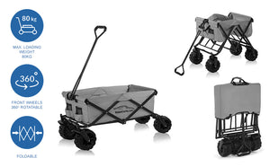 NassCarts - Utility Cart Grey - 80kg Capacity - Next Day Delivery