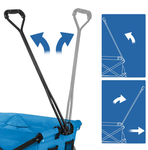 NassCarts - Utility Cart Blue - 80kg Capacity - Next Day Delivery