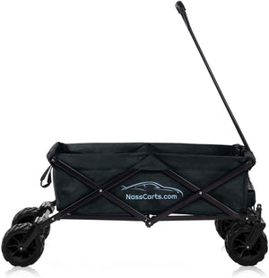 NassCarts - Utility Cart Black - 80kg Capacity - Next Day Delivery