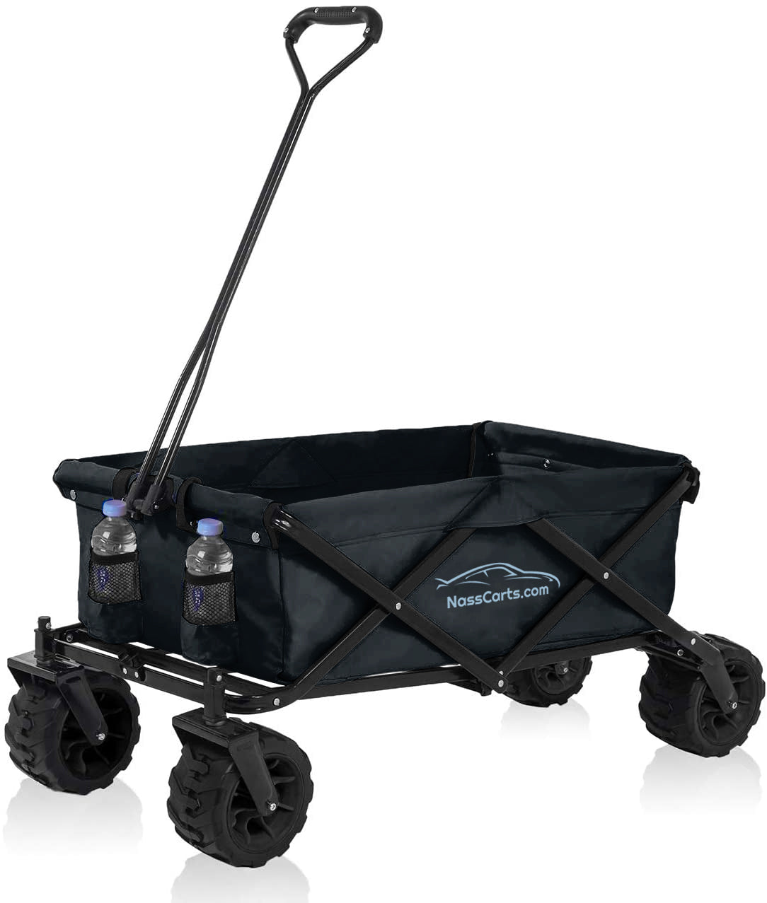 NassCarts - Utility Cart Black - 80kg Capacity - Next Day Delivery