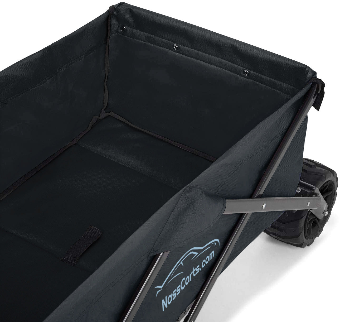 NassCarts - Utility Cart Black - 80kg Capacity - Next Day Delivery