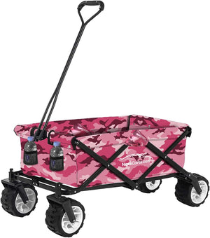 NassCarts - Utility Cart Pink Camo - 80kg Capacity - Next Day Delivery