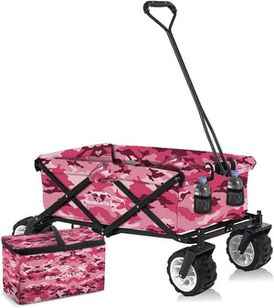 NassCarts - Utility Cart Pink Camo - 80kg Capacity - Next Day Delivery