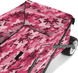 NassCarts - Utility Cart Pink Camo - 80kg Capacity - Next Day Delivery