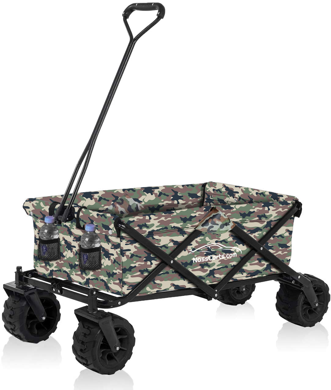 NassCarts - Utility Cart Army Camo - 80kg Capacity - Next Day Delivery