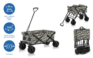 NassCarts - Utility Cart Army Camo - 80kg Capacity - Next Day Delivery