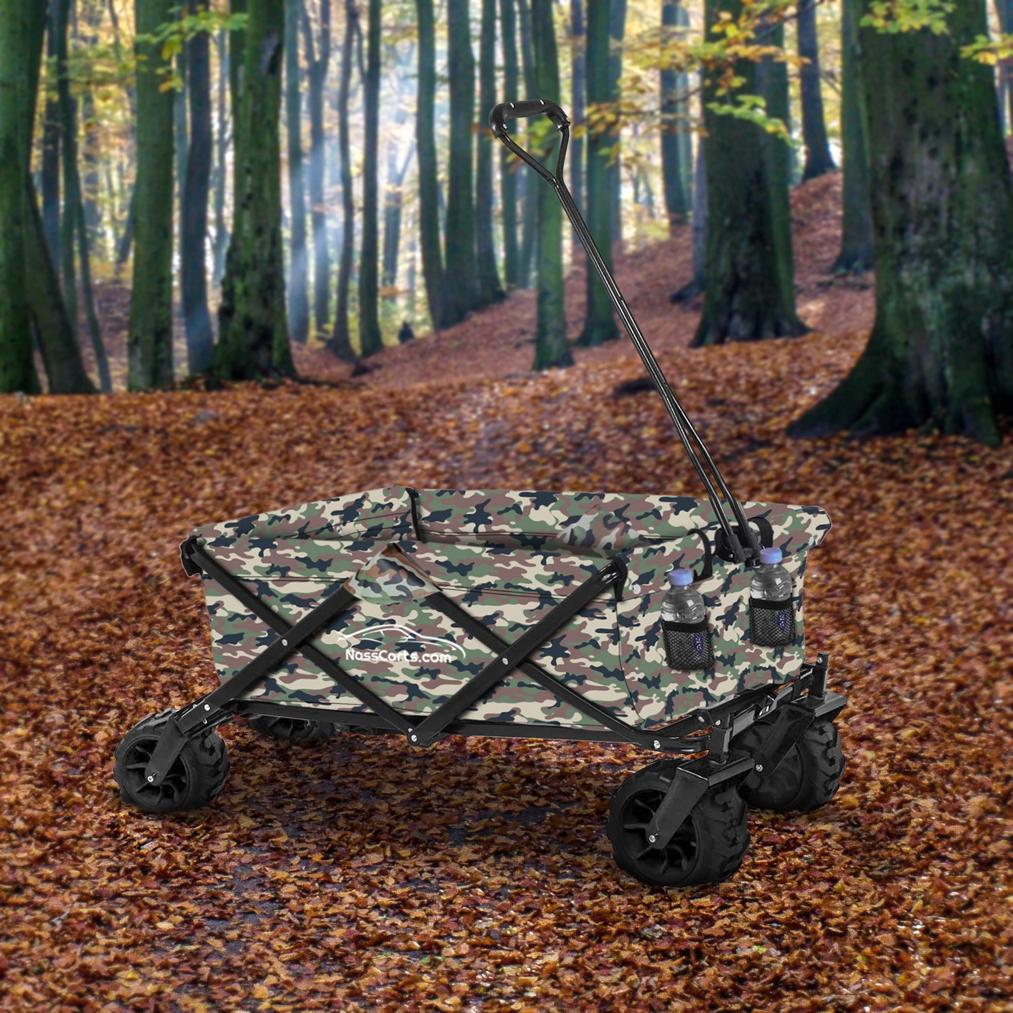 NassCarts - Utility Cart Army Camo - 80kg Capacity - Next Day Delivery