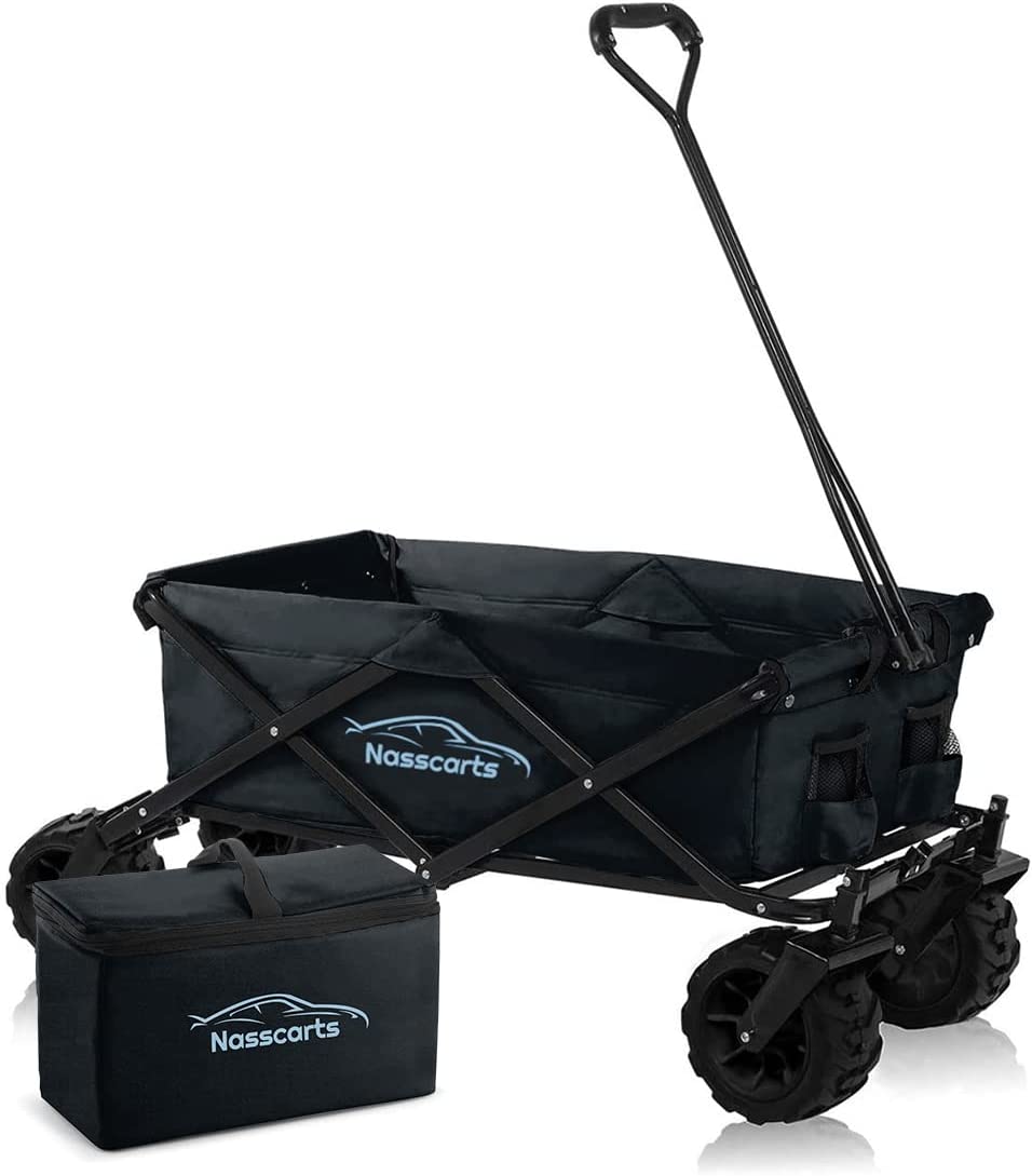 NassCarts - Utility Cart Black - 80kg Capacity - Next Day Delivery