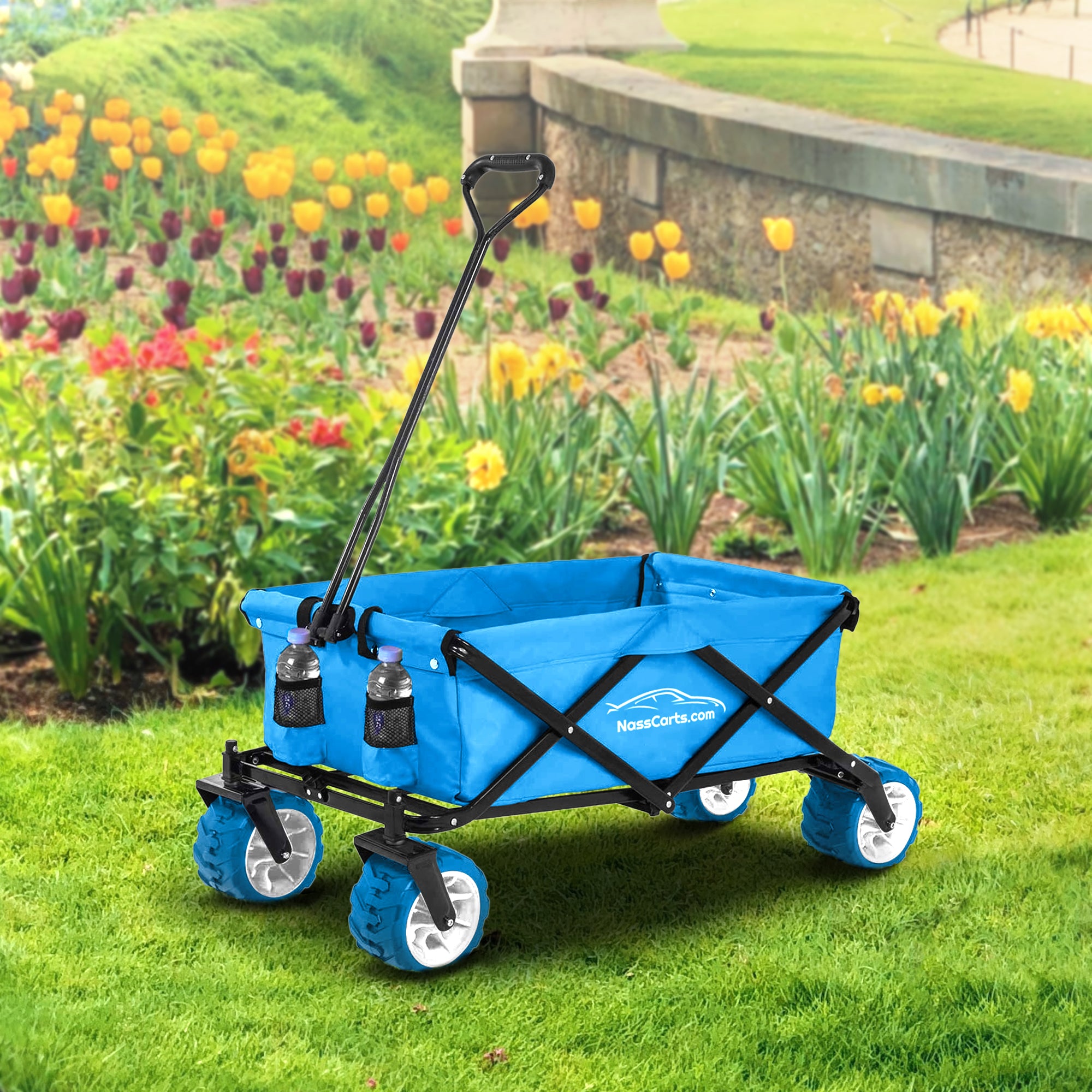 NassCarts - Utility Cart Blue - 80kg Capacity - Next Day Delivery