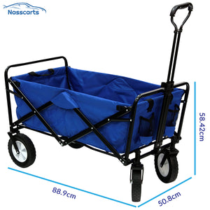 NassCarts - Classic Cart Blue - 68kg Capacity - Next Day Delivery