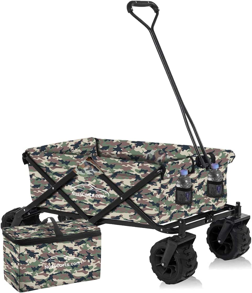 NassCarts - Utility Cart Army Camo - 80kg Capacity - Next Day Delivery